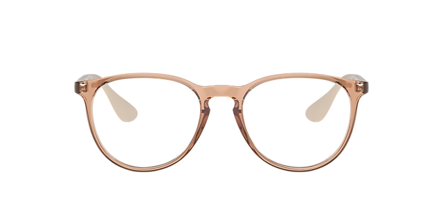 Erika Optics Braun transparent KunststoffEyeglass Frames von B24, Vorderansicht