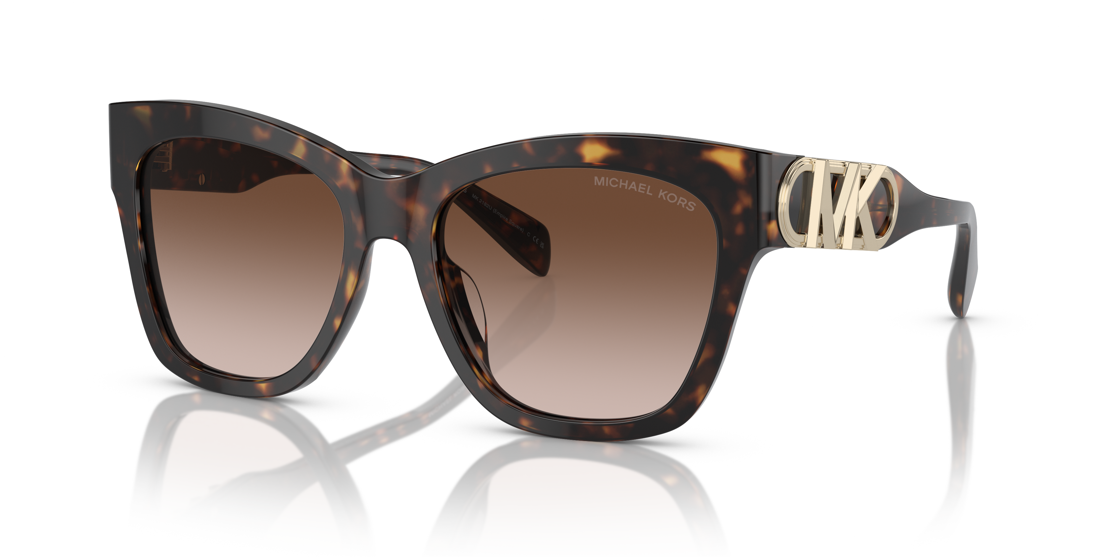 MK2182U Donker tortoise AcetaatSunglass Frames van B24, Hoekweergave