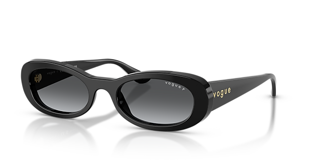 VO5582S Schwarz AcetatSunglass Frames von B24, Dreiviertelansicht