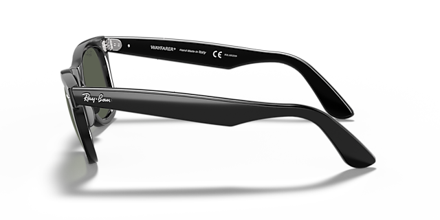 Original Wayfarer Classic Zwart AcetaatSunglass Frames van B24, Zijaanzicht