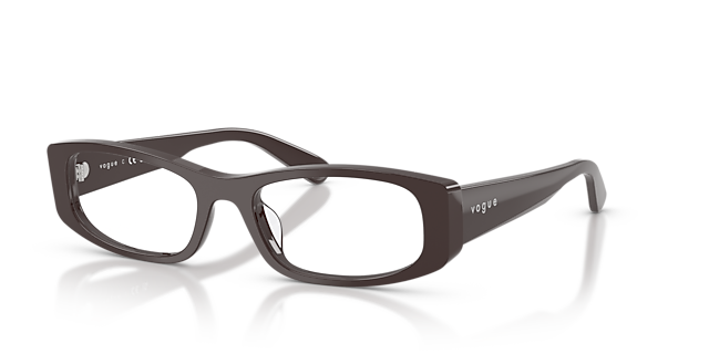 VO5699U Moka AcetatEyeglass Frames von B24, Dreiviertelansicht