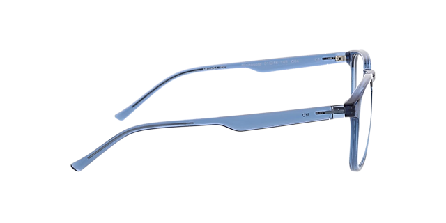 Minnesota Kristallblau KunststoffEyeglass Frames von B24, Seitenansicht