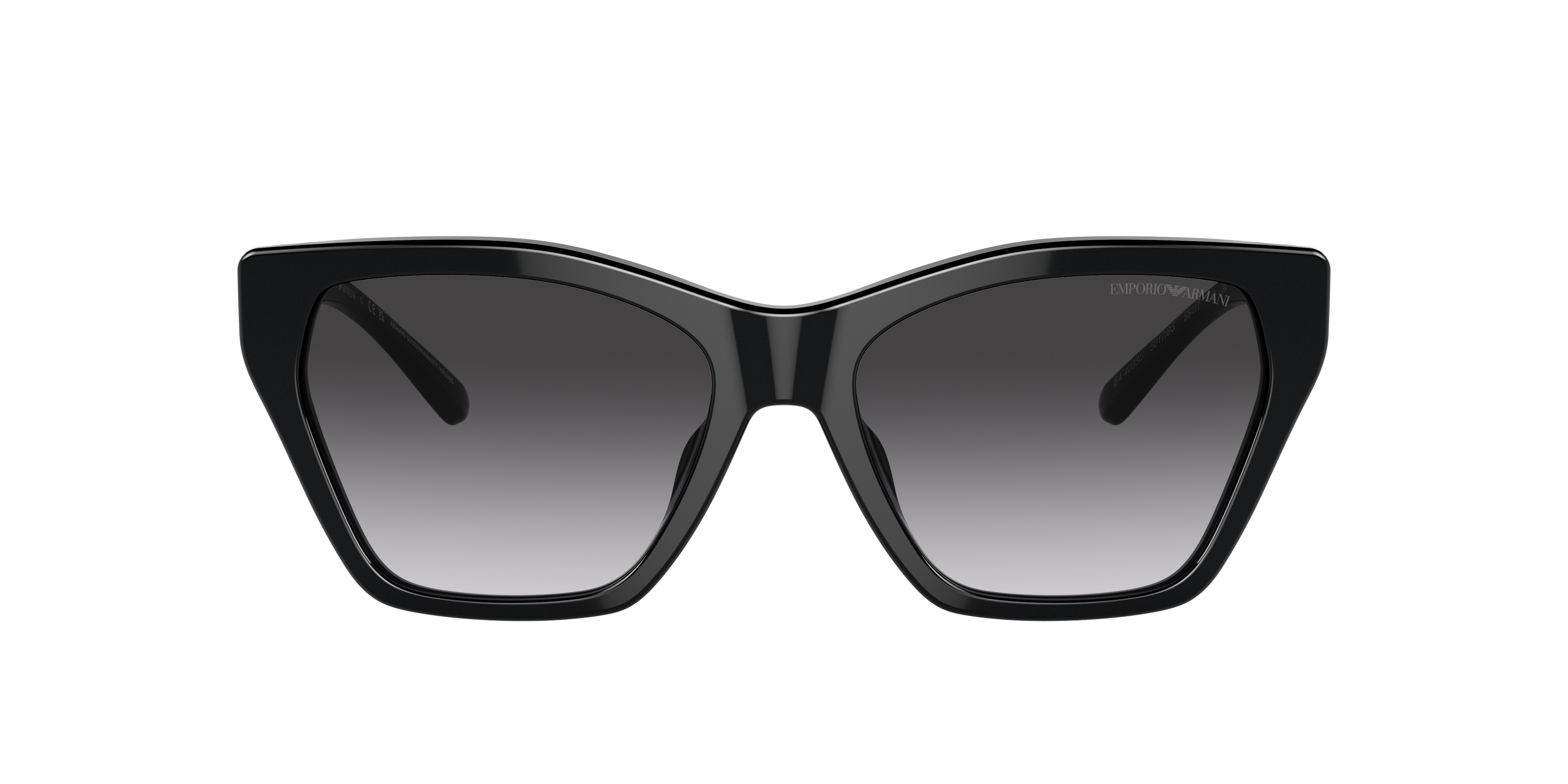 Emporio Armani 8056597819619 Schwarz Glänzend/shiny Black/shiny Havana, Size: Durchschnittlich