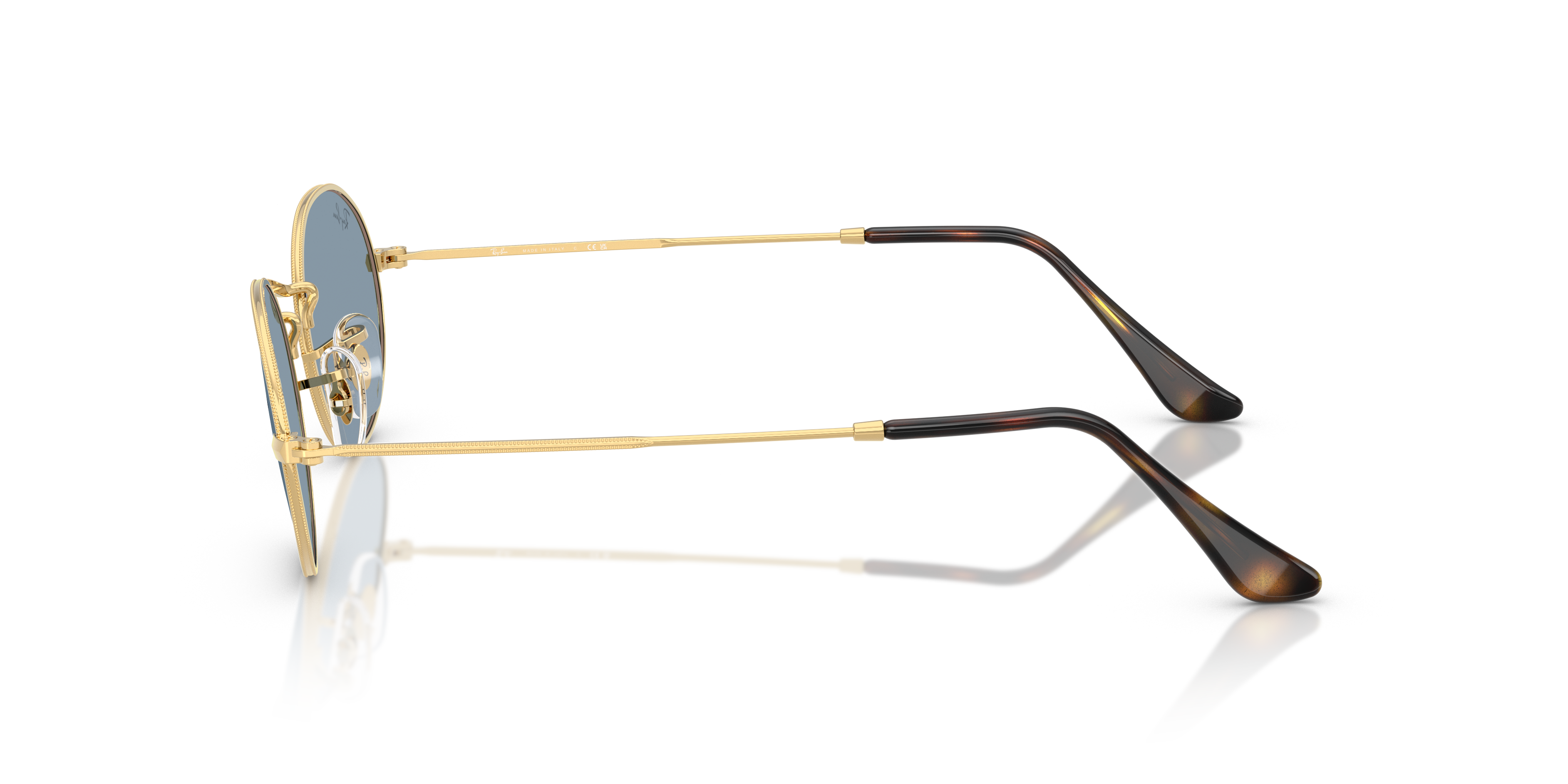 RB3547 Arista goud MetaalSunglass Frames van B24, Zijaanzicht