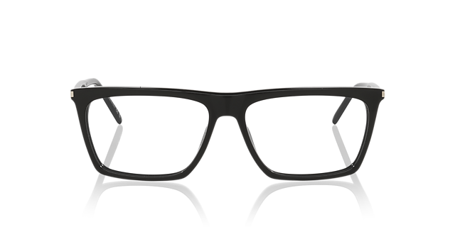 SL 803 Zwart AcetaatEyeglass Frames van B24, Vooraanzicht