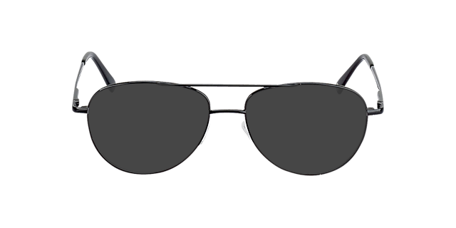 Glendale Schwarz MetallEyeglass Frames von B24, mit getönten Gläsern