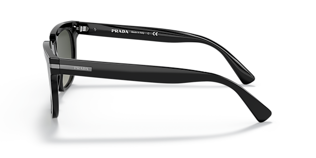 PR 04YS Zwart AcetaatSunglass Frames van B24, Zijaanzicht