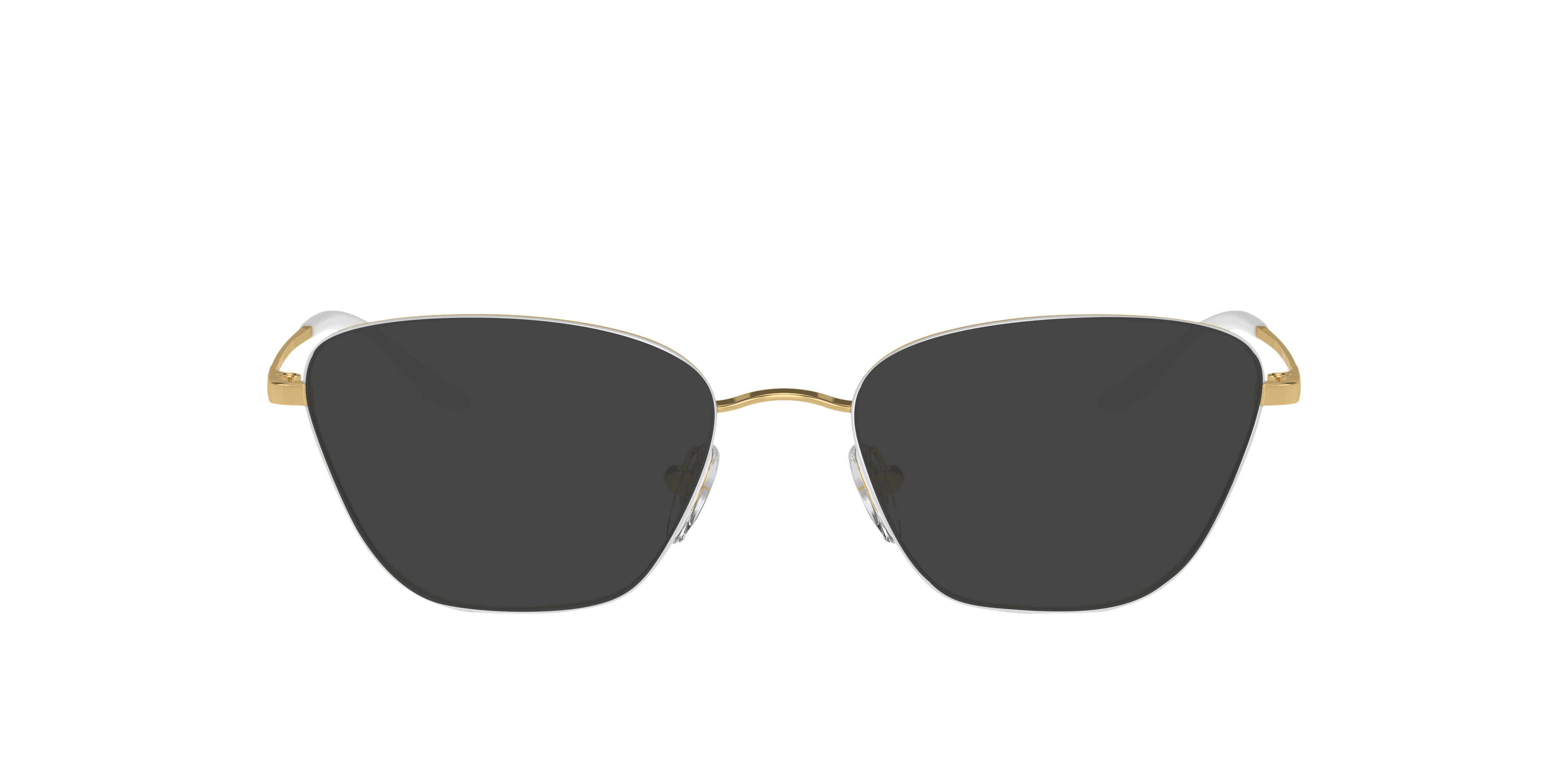 VO4163 Oben Weiß & Gold MetallEyeglass Frames von B24, mit getönten Gläsern