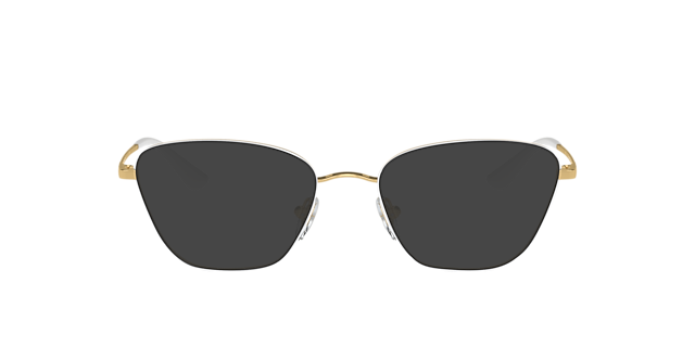 VO4163 Top wit & goud MetaalEyeglass Frames van B24, met getinte lenzen