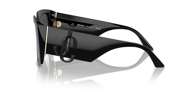 JC5006U Zwart AcetaatSunglass Frames van B24, Zijaanzicht