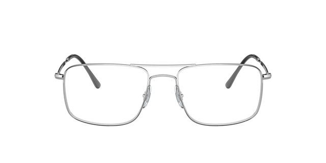 RB6434 Silber MetallEyeglass Frames von B24, Vorderansicht