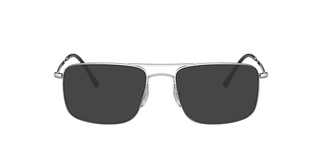 RB6434 Silber MetallEyeglass Frames von B24, mit getönten Gläsern