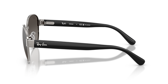 RB3766CH Chromance Gunmetal MetallSunglass Frames von B24, Seitenansicht