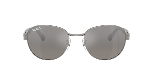 RB3766CH Chromance Gunmetal MetallSunglass Frames von B24, mit getönten Gläsern
