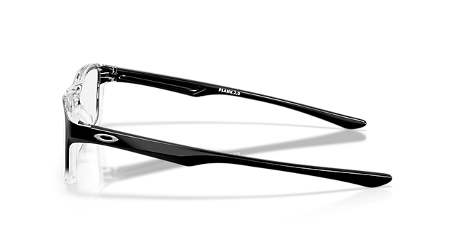 Plank 2.0 Polished Black Clear Fade KunststoffEyeglass Frames von B24, Seitenansicht