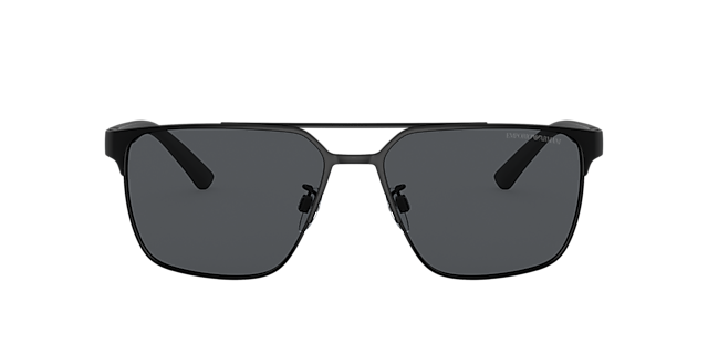 EA2134 Matzwart MetaalSunglass Frames van B24, met getinte lenzen