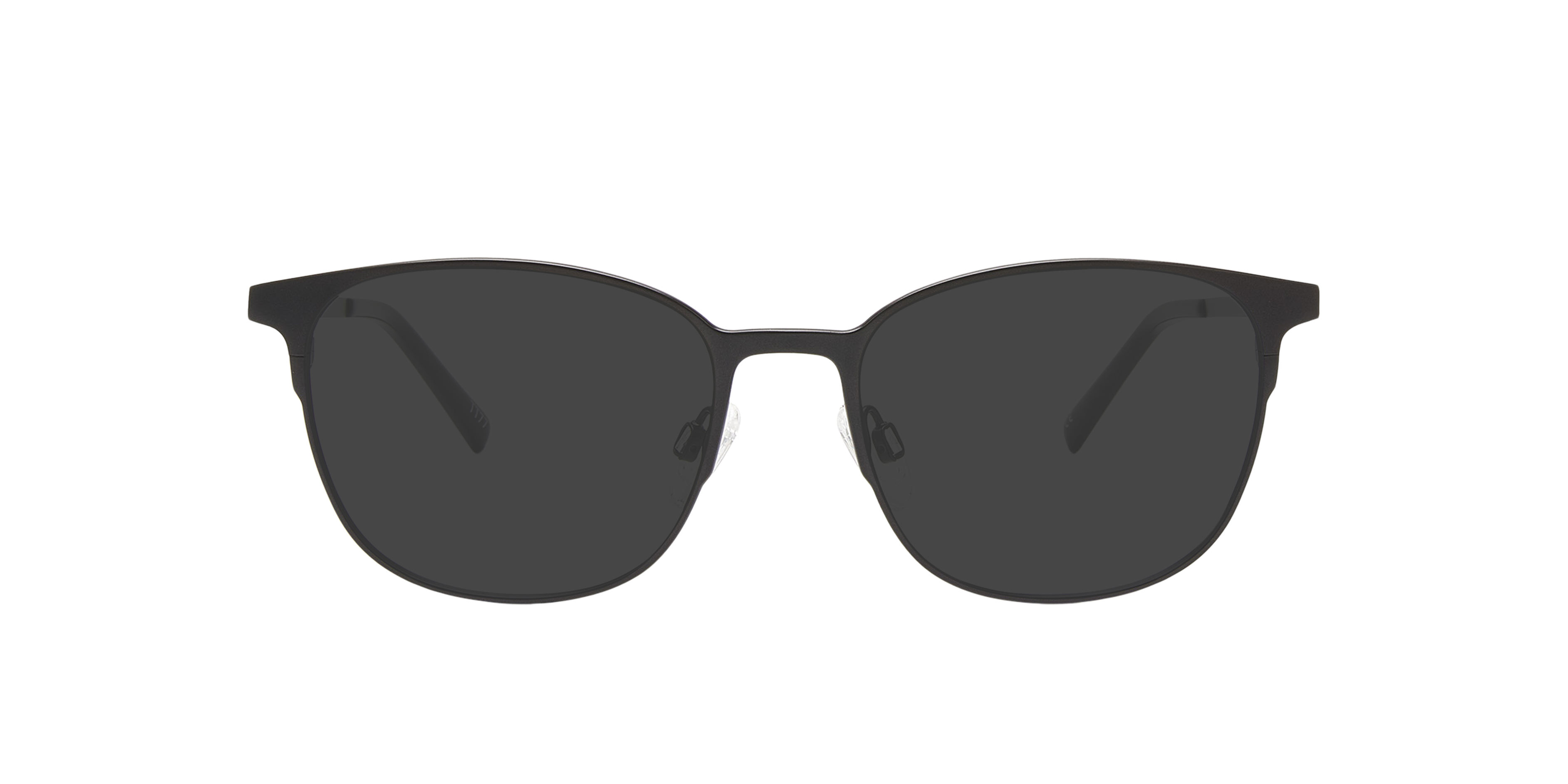 Luna Black Titanium TitanEyeglass Frames von B24, mit getönten Gläsern