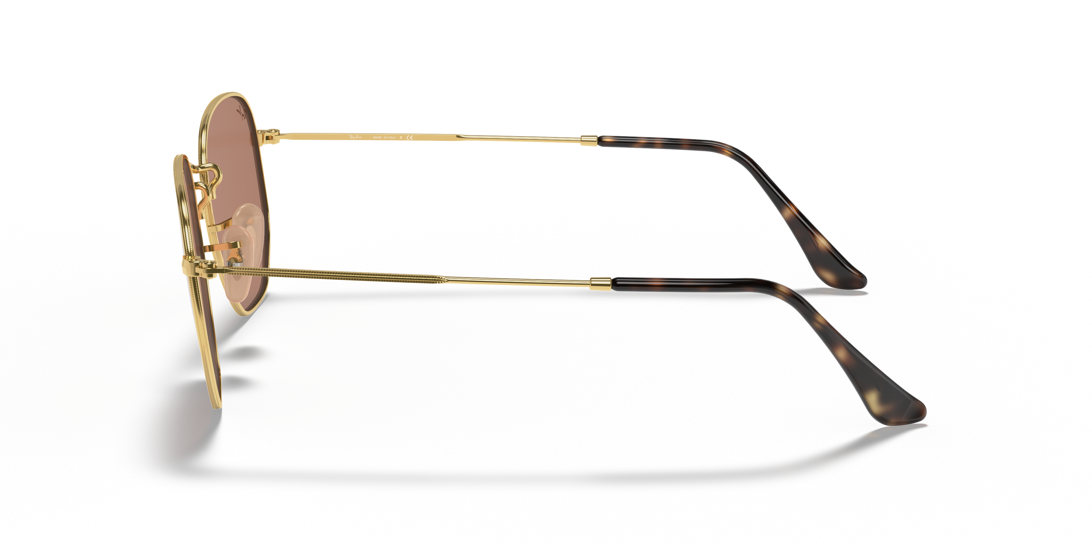 RB3548N Arista Gold MetallSunglass Frames von B24, Seitenansicht