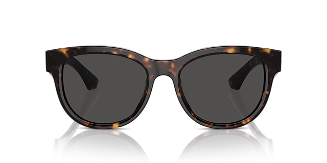 BE4432U Donker Havana AcetaatSunglass Frames van B24, Vooraanzicht