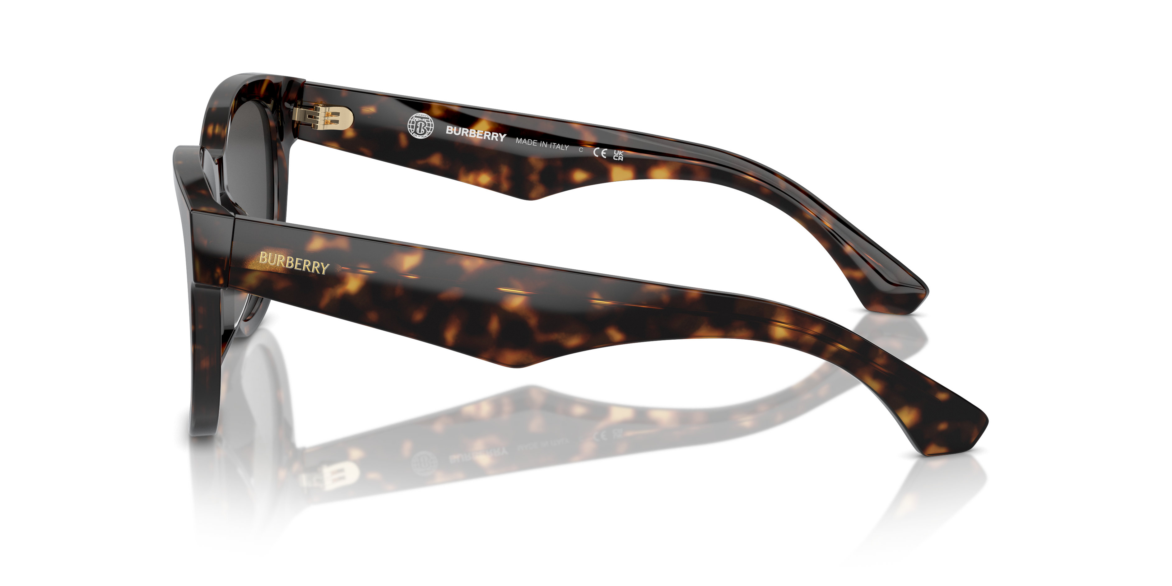 BE4432U Dunkelhavana AcetatSunglass Frames von B24, Seitenansicht