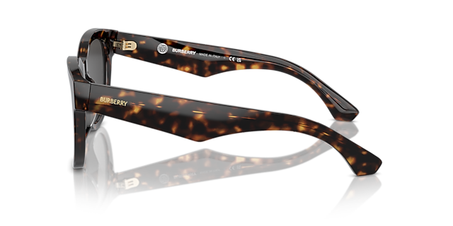 BE4432U Donker Havana AcetaatSunglass Frames van B24, Zijaanzicht