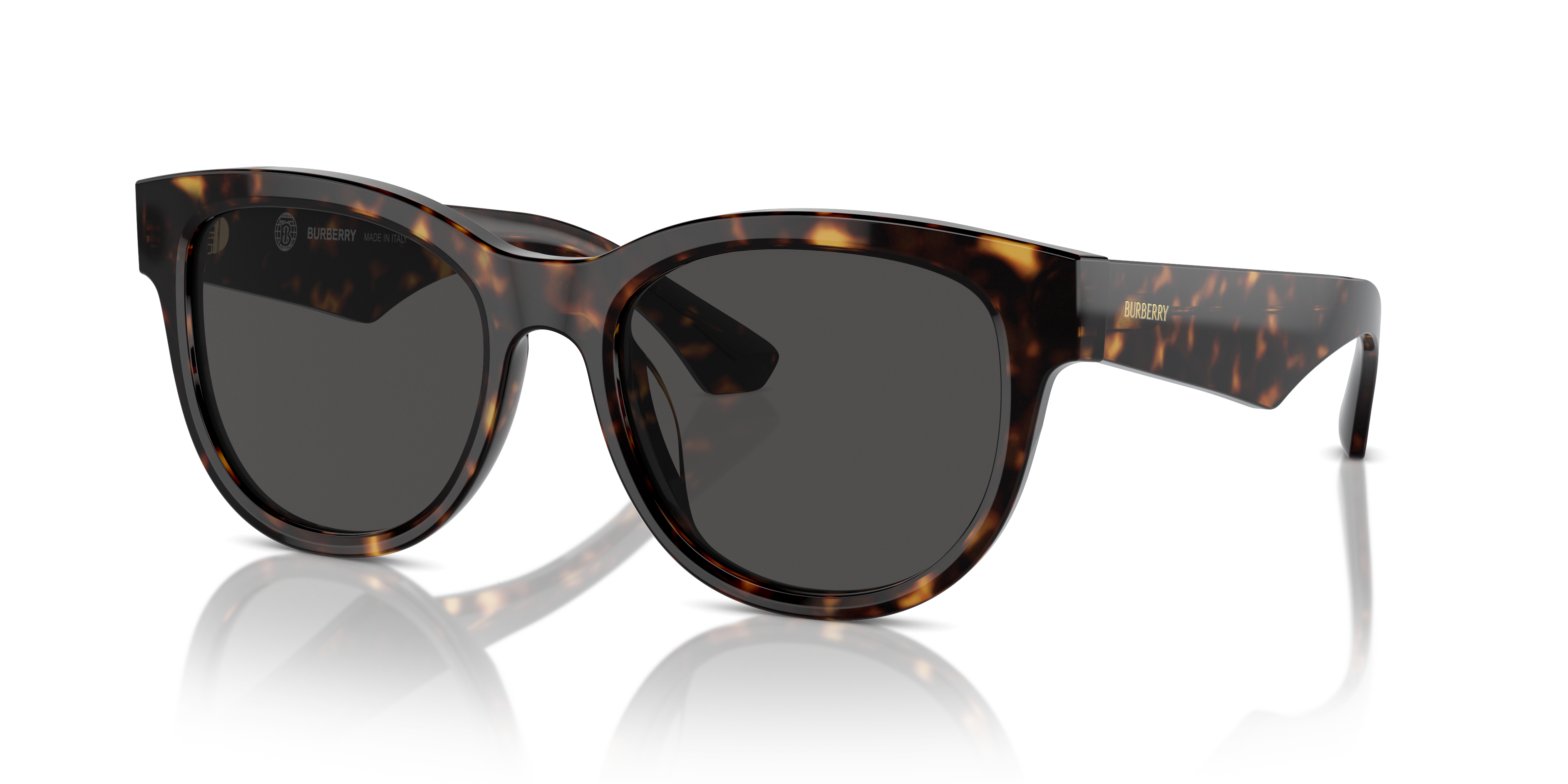 BE4432U Dunkelhavana AcetatSunglass Frames von B24, Dreiviertelansicht