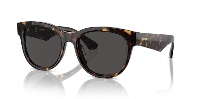 BE4432U Donker Havana AcetaatSunglass Frames van B24, Hoekweergave