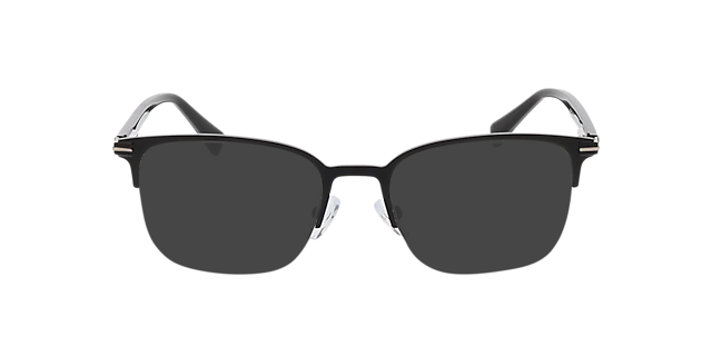 Alabama Matt Black  &  Black MetallEyeglass Frames von B24, mit getönten Gläsern
