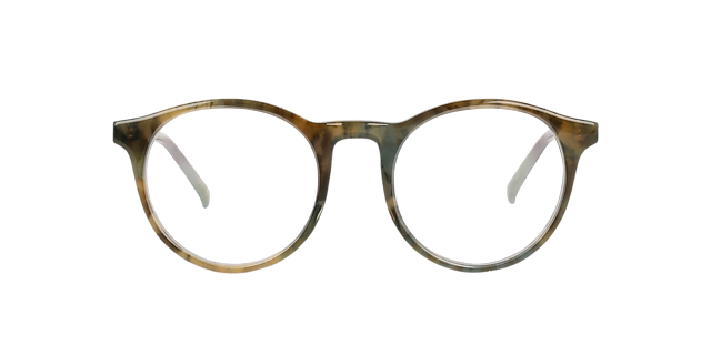 Ruben African Greenish AcetatEyeglass Frames von B24, Vorderansicht