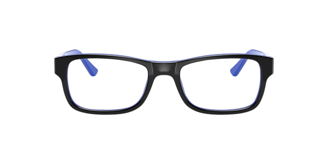 RB5268 Zwart op blauw AcetaatEyeglass Frames van B24, Vooraanzicht