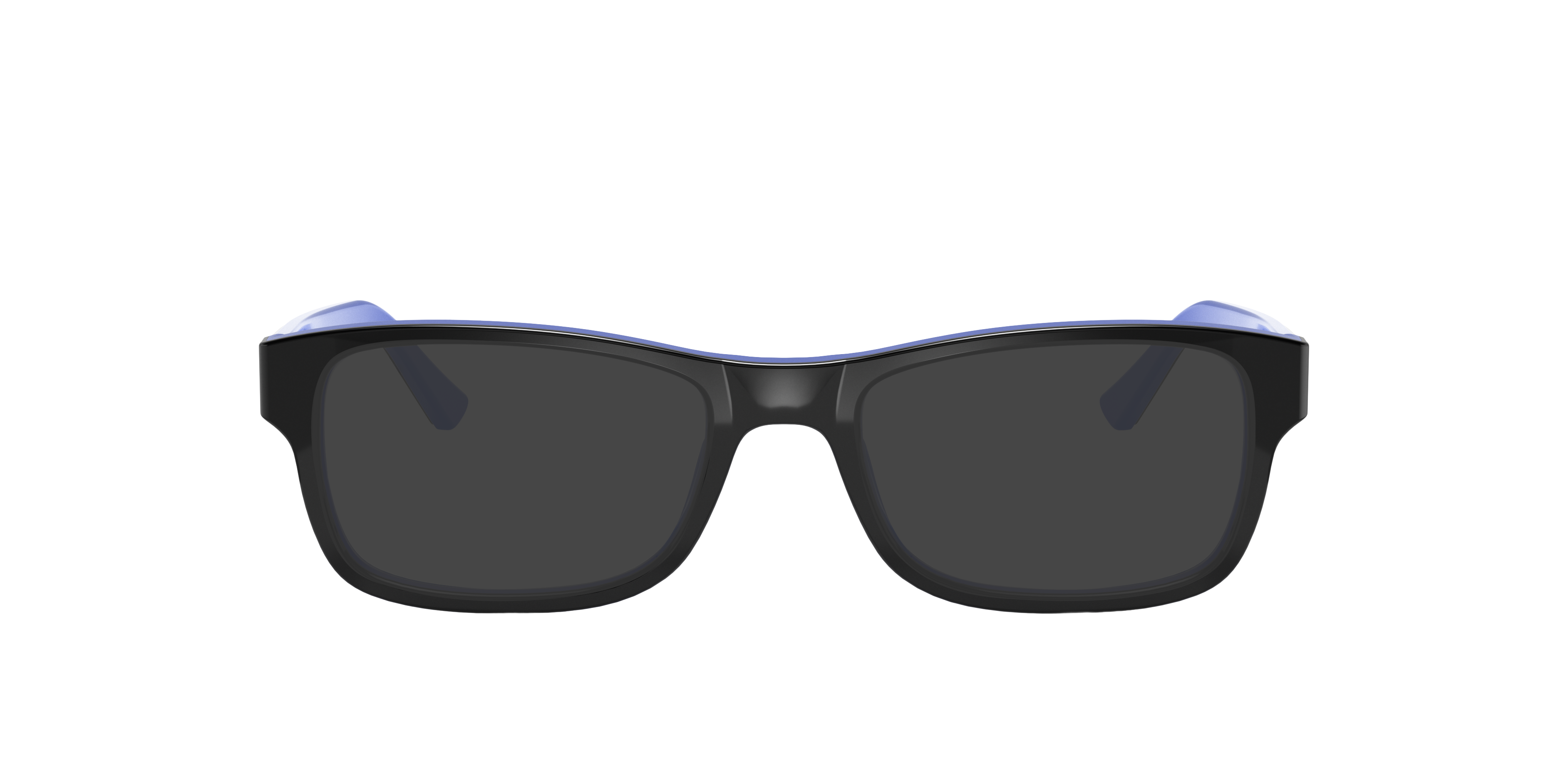 RB5268 Schwarz auf Blau AcetatEyeglass Frames von B24, mit getönten Gläsern