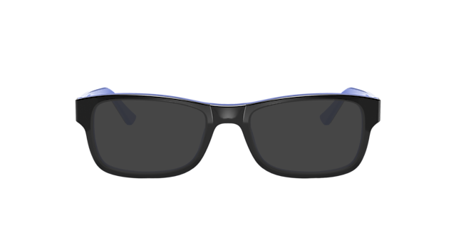 RB5268 Zwart op blauw AcetaatEyeglass Frames van B24, met getinte lenzen