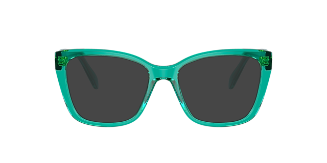 SK2008 Crystal Grün AcetatEyeglass Frames von B24, mit getönten Gläsern