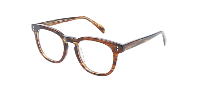 Blake CT Brown Horizon AcetatEyeglass Frames von B24, Dreiviertelansicht