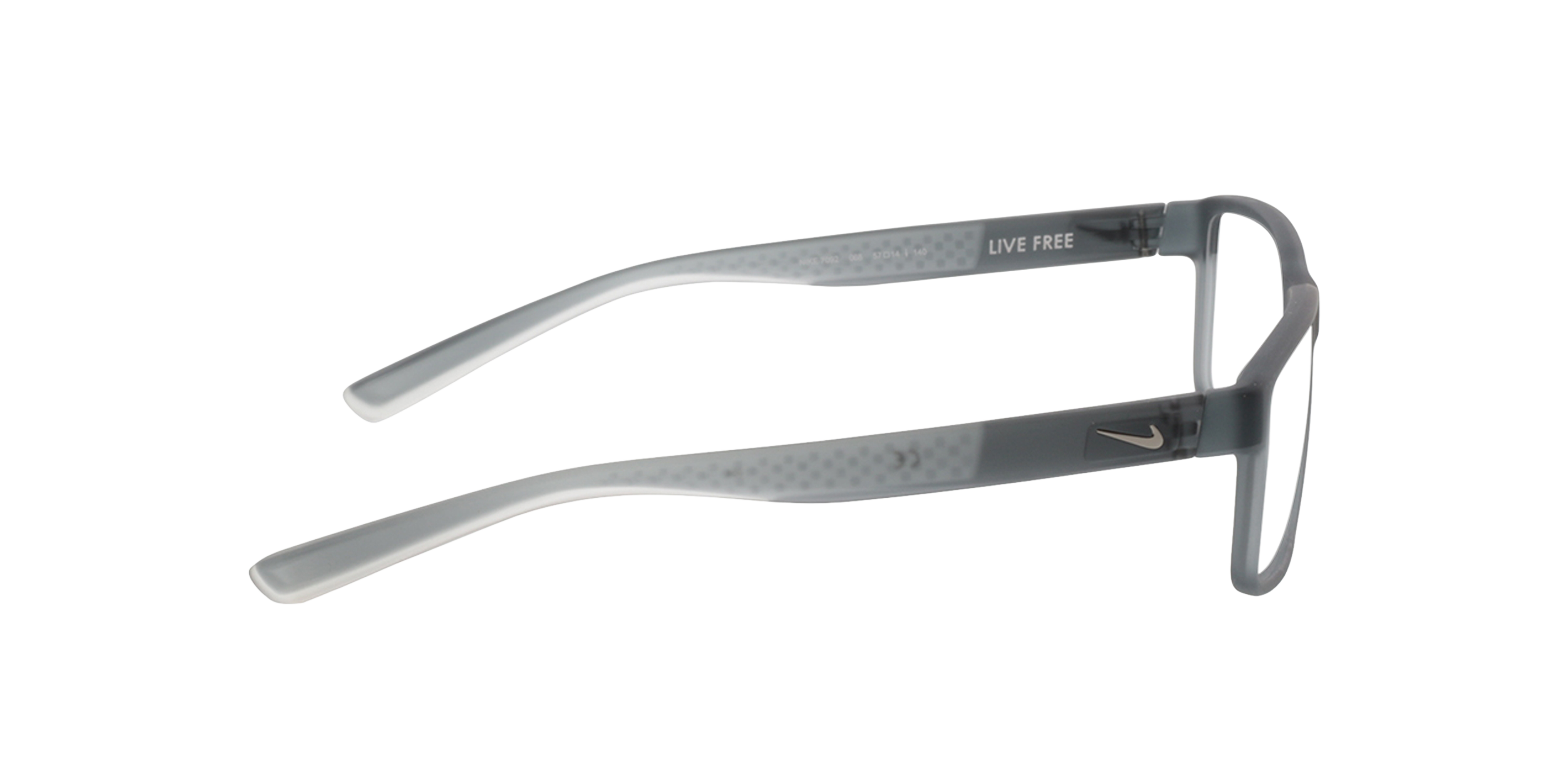 NK 7092 Grijs KunststofEyeglass Frames van B24, Zijaanzicht