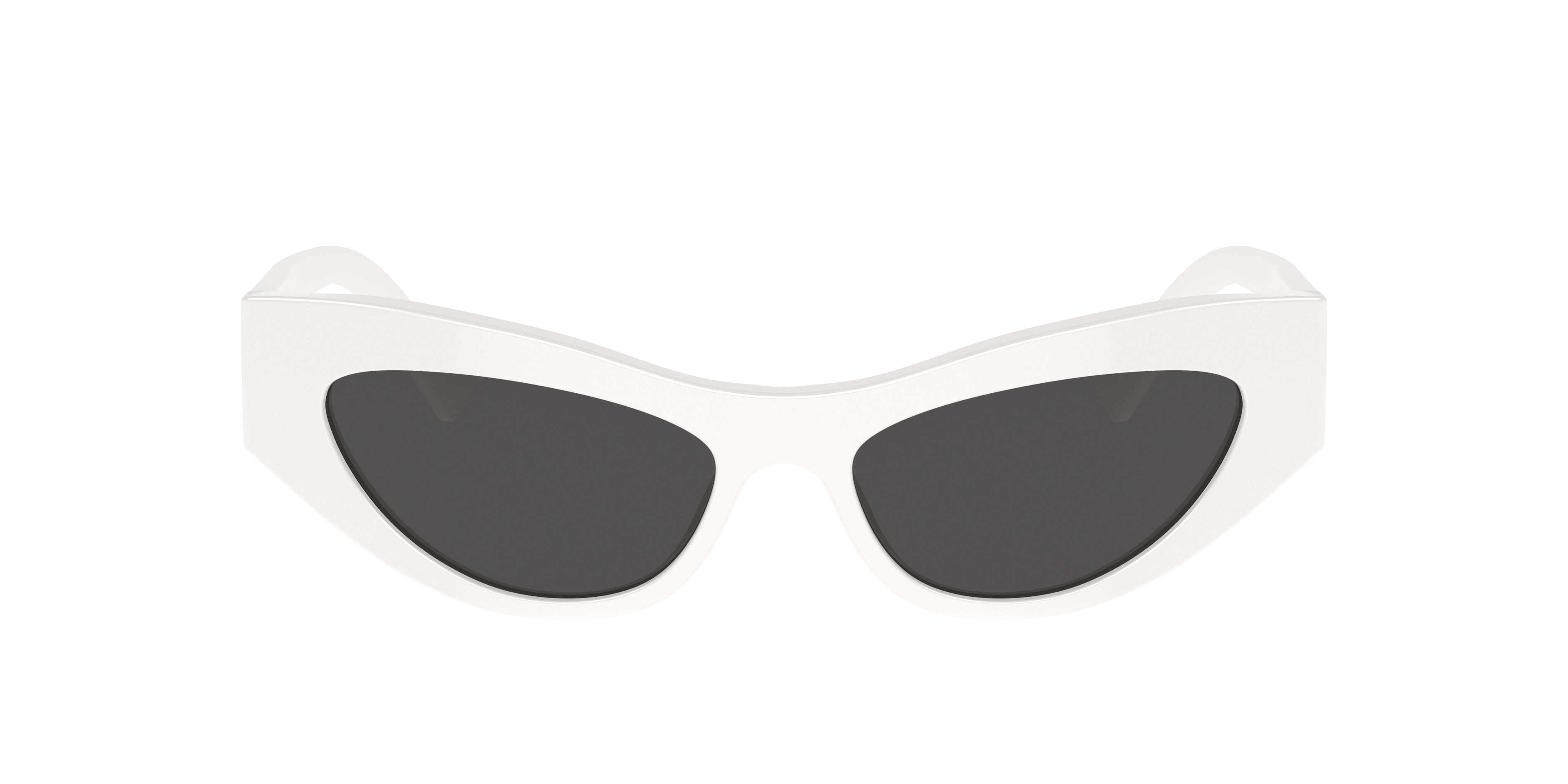 DG4450 Wit AcetaatSunglass Frames van B24, met getinte lenzen