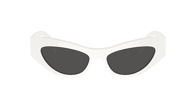 DG4450 Wit AcetaatSunglass Frames van B24, met getinte lenzen