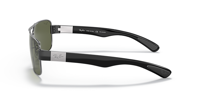 RB3522 Staalgrijs MetaalSunglass Frames van B24, Zijaanzicht