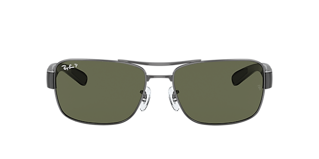 RB3522 Staalgrijs MetaalSunglass Frames van B24, met getinte lenzen