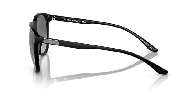 EA4210 Matt Schwarz KunststoffSunglass Frames von B24, Seitenansicht