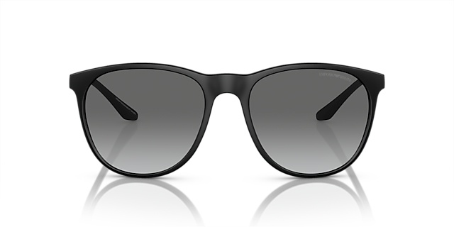 EA4210 Matt Schwarz KunststoffSunglass Frames von B24, Vorderansicht