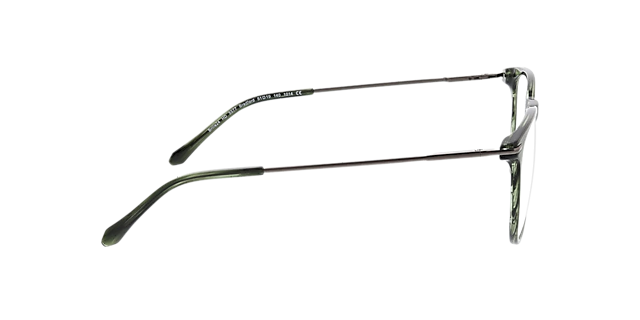 Bradford Grüne Hornfarben AcetatEyeglass Frames von B24, Seitenansicht
