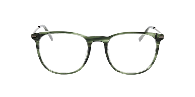 Bradford Grüne Hornfarben AcetatEyeglass Frames von B24, Vorderansicht