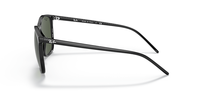 RB4387 Zwart KunststofSunglass Frames van B24, Zijaanzicht