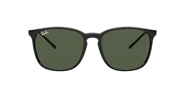 RB4387 Zwart KunststofSunglass Frames van B24, met getinte lenzen