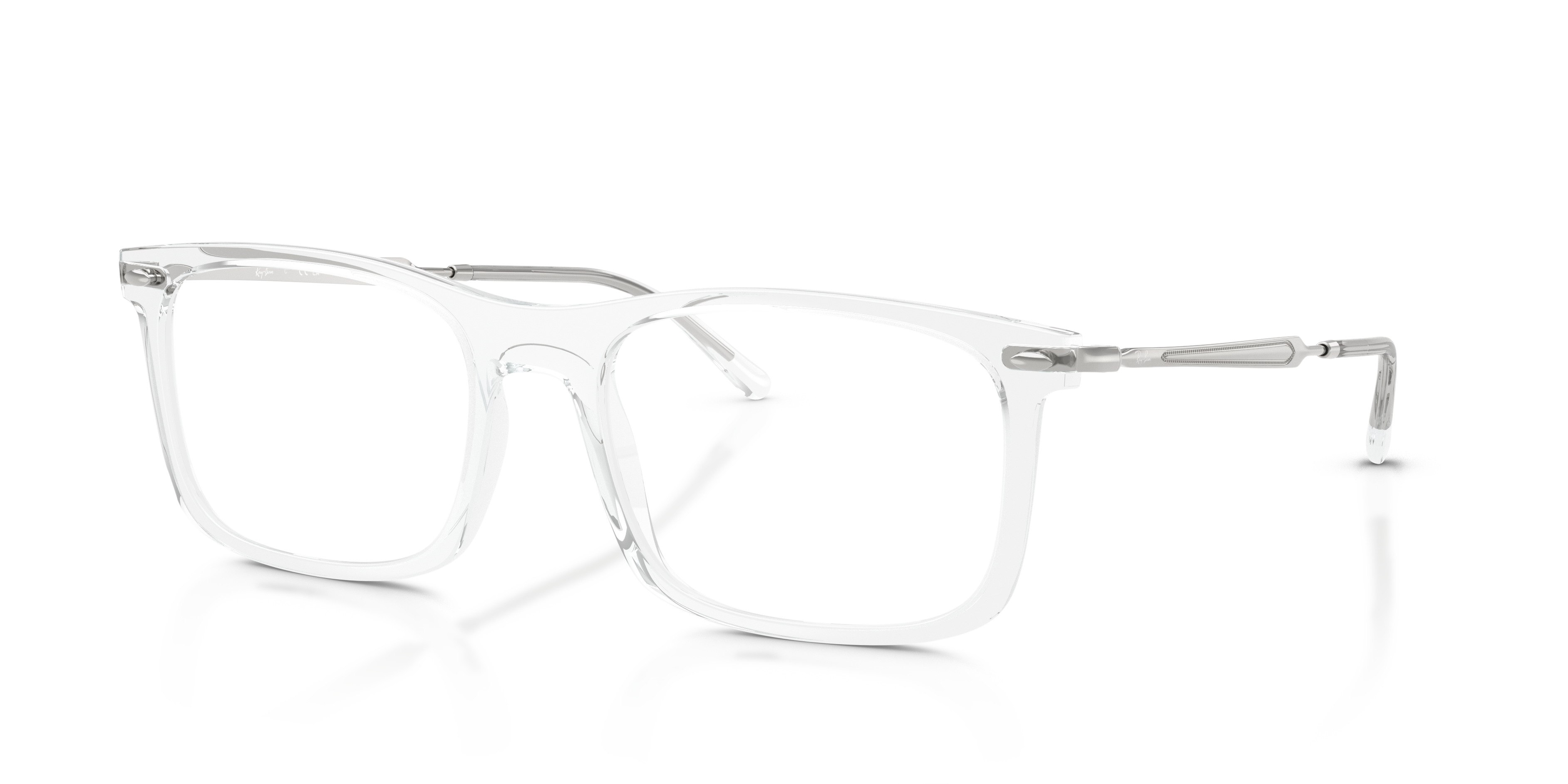 RB7260 Transparant KunststofEyeglass Frames van B24, Hoekweergave