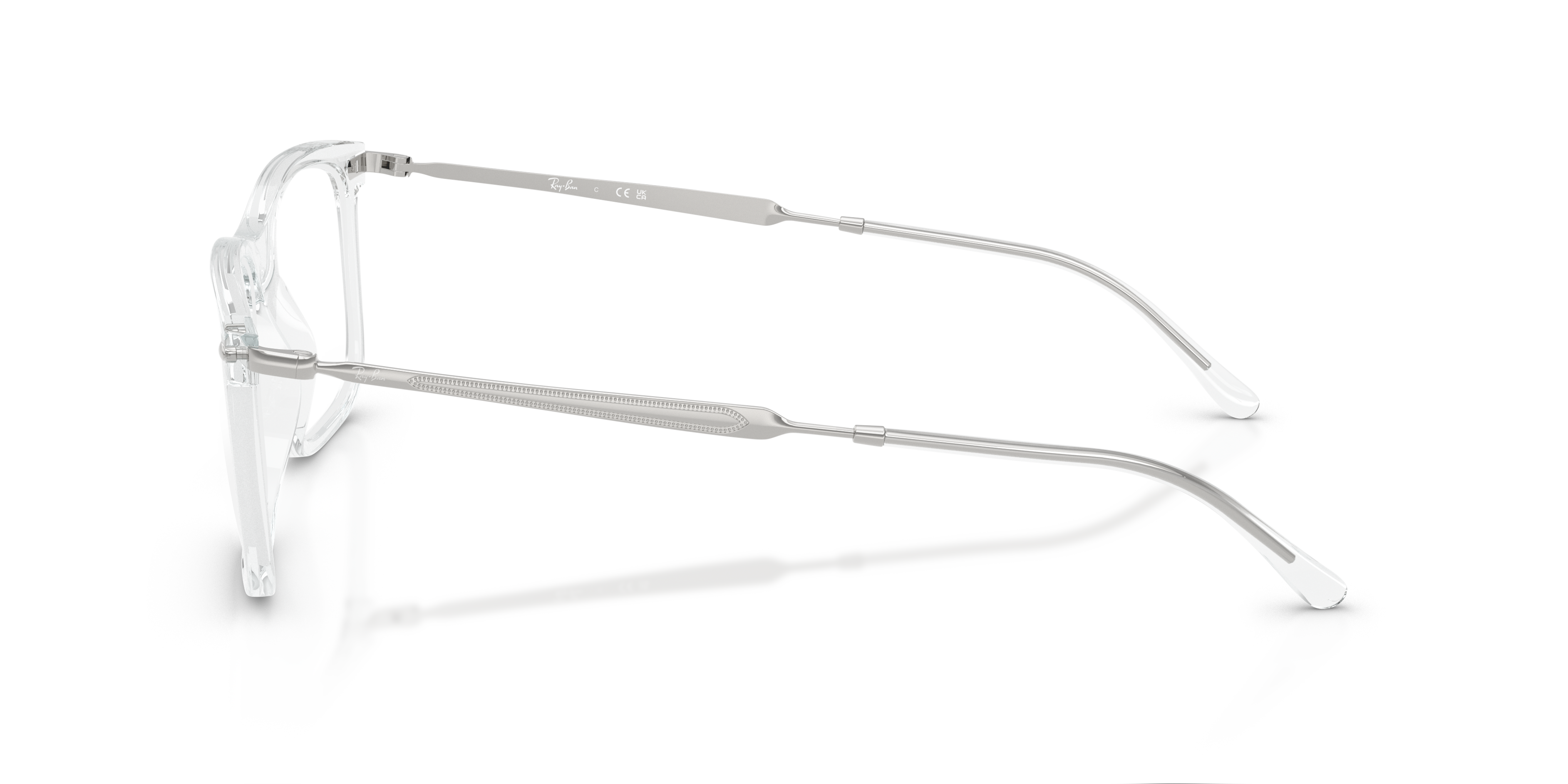 RB7260 Transparant KunststofEyeglass Frames van B24, Zijaanzicht