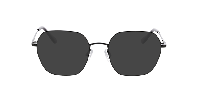 Claire Zwart  &  kristal mauve MetaalEyeglass Frames van B24, met getinte lenzen