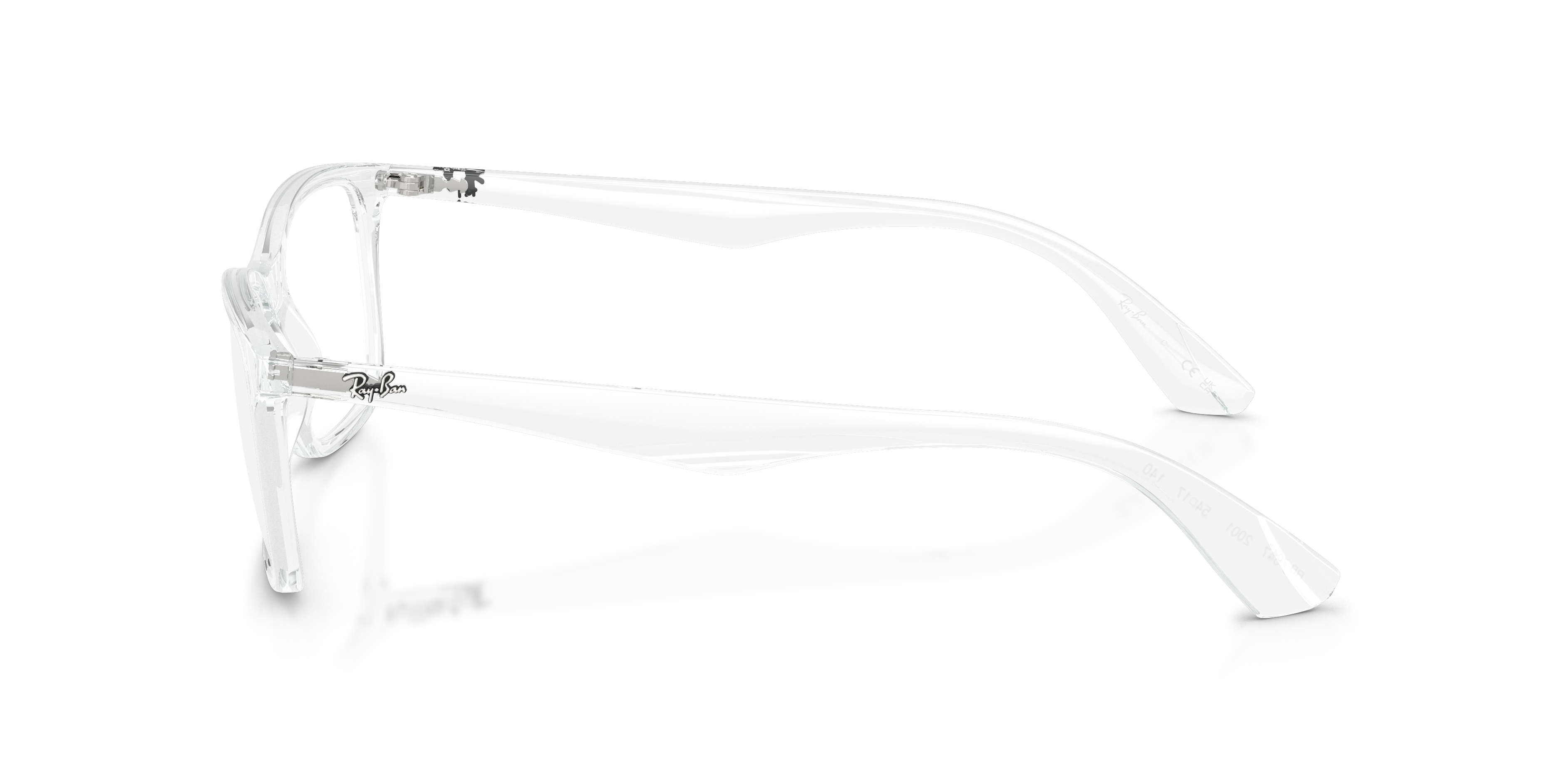 RB7047 Transparant KunststofEyeglass Frames van B24, Zijaanzicht