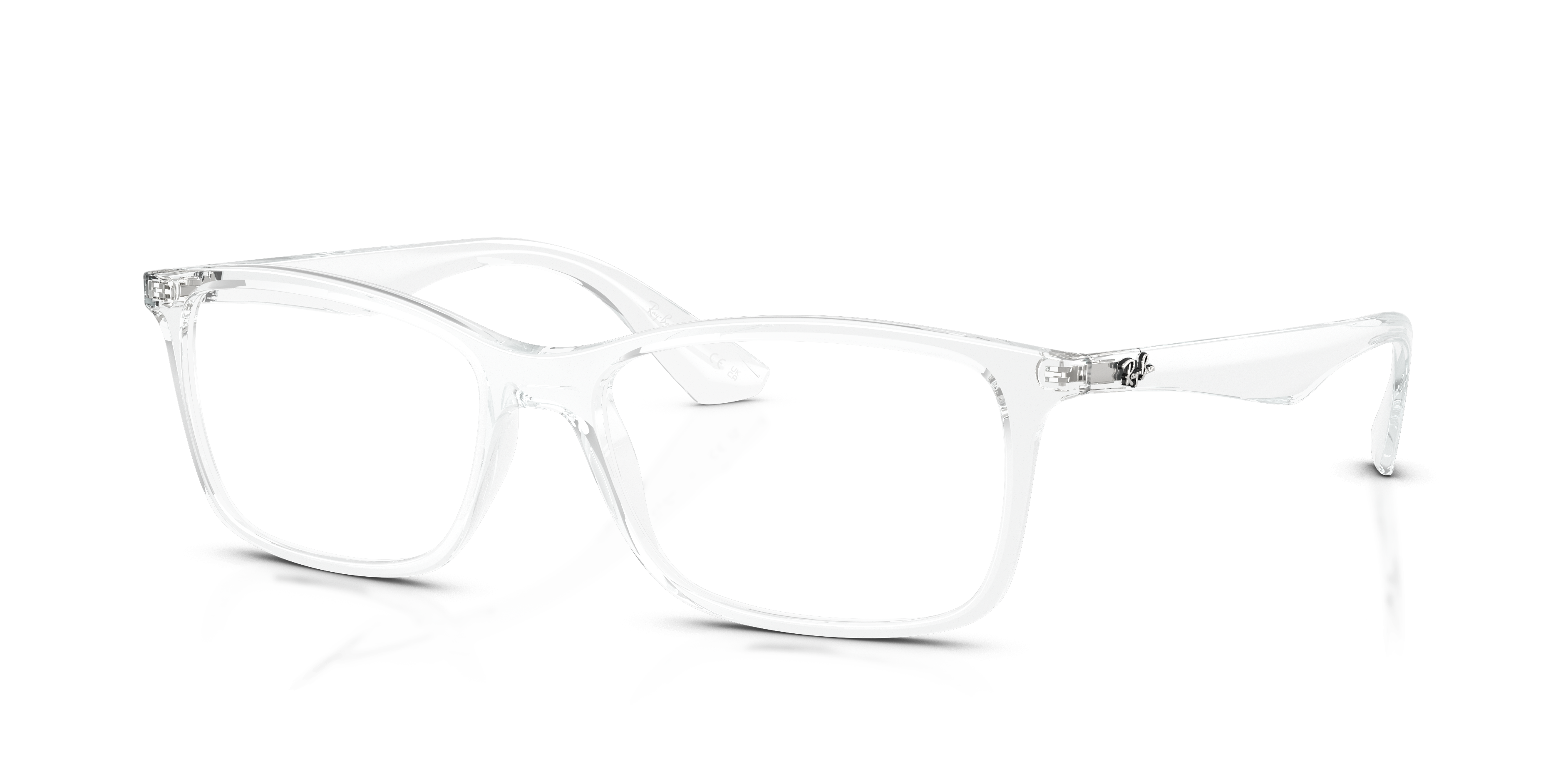 RB7047 Transparant KunststofEyeglass Frames van B24, Hoekweergave